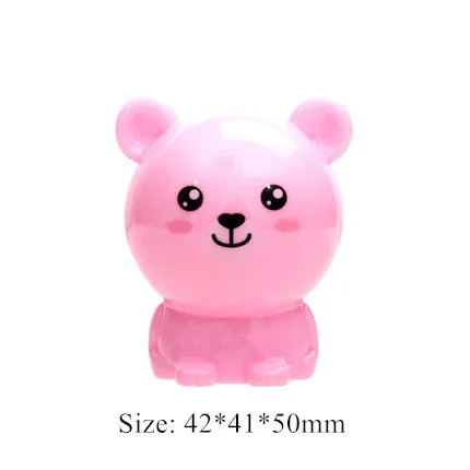 Креативная точилка для карандашей Kawaii С мультяшными животными для детей, подарочные канцелярские принадлежности для школьных принадлежностей, точилка для карандашей ярких цветов, 1 шт - Цвет: E