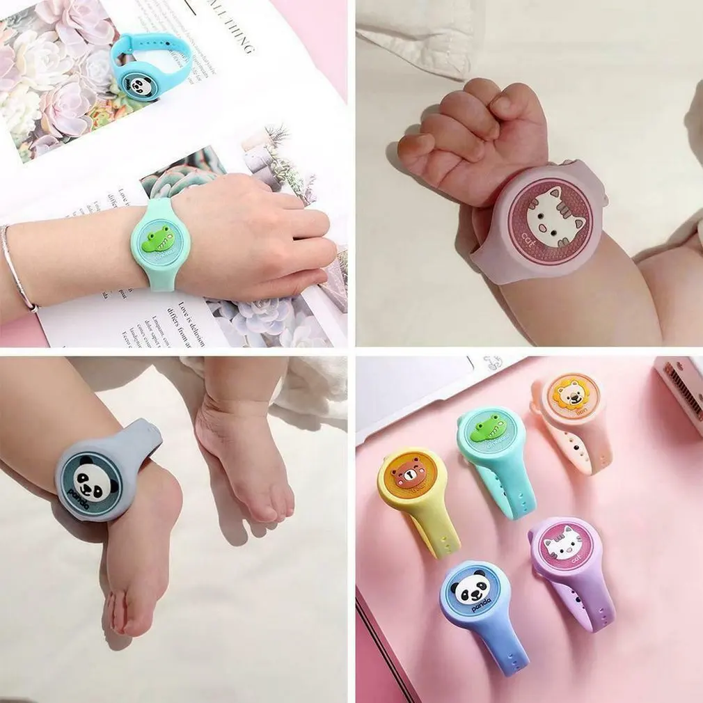 Baby Cartoon Animal Pattern Mosquito Repellent Bracelet Children Portable Outdoor Luminous Anti-mosquito Portable Summer hot afbeelding