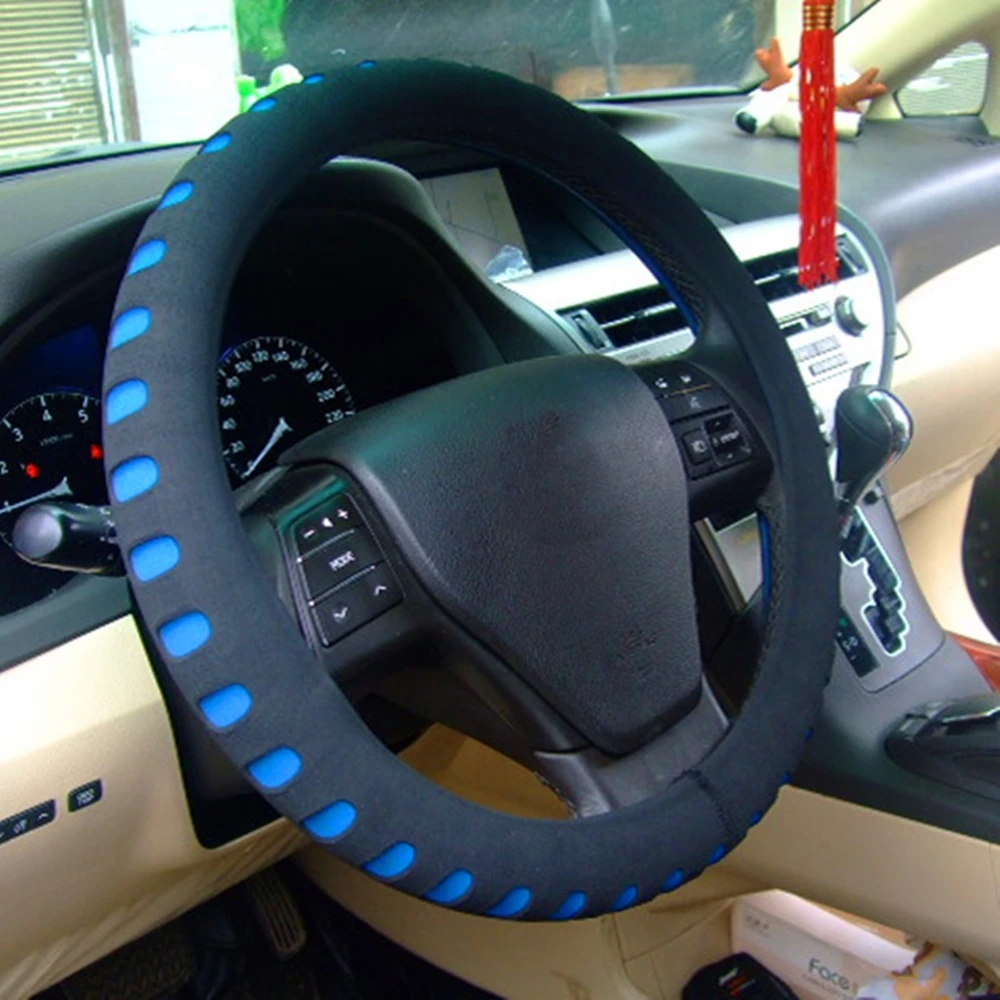 Car Steering Wheel Cover Fit For Bmw Chevrolet Ford LADA KIA RENAULT 37-38cm EVA Punching Wheels &amp Hubs | Автомобили и