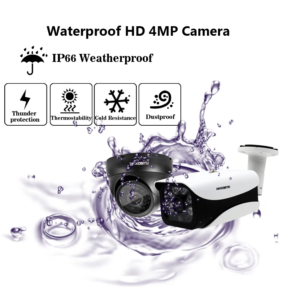 H.265 5MP PTZ IP Camera AHD DVR CCTV System 4 MP IR 40m Security Camera 2560P HDMI TVI CCTV DVR 4CH Surveillance In/Outdoor Kit