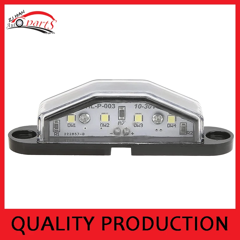 Auto Car Number Plate Lights 4 SMD LED License Plate Lamp Light for