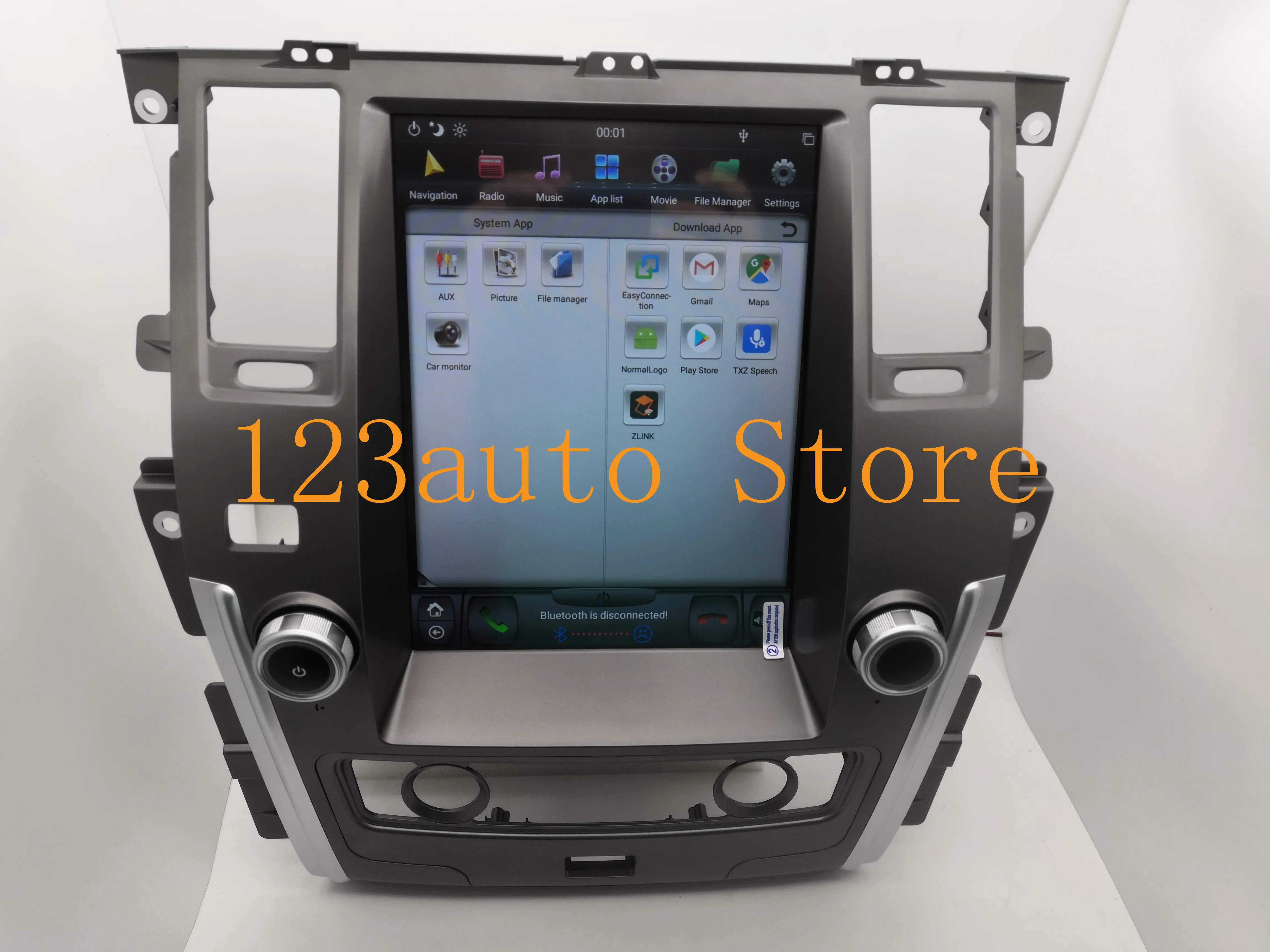 12 1 дюймов Вертикальный стиль Тесла Android 9 0 автомобильный DVD GPS плеер навигация для