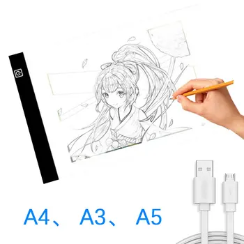 

A3 A4 A5 Graphics Tablet Drawing Tablets LED Light Pad for Artists Animation Drawing Tracing Copy Board Digital Tablets Dimmable