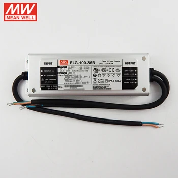 

MEAN WELL ELG-100-36B-3Y 96W 2.66A 36V Dimmable Power Supply 110V/220V AC to 36V DC waterproof IP67 Meanwell Dimming led driver