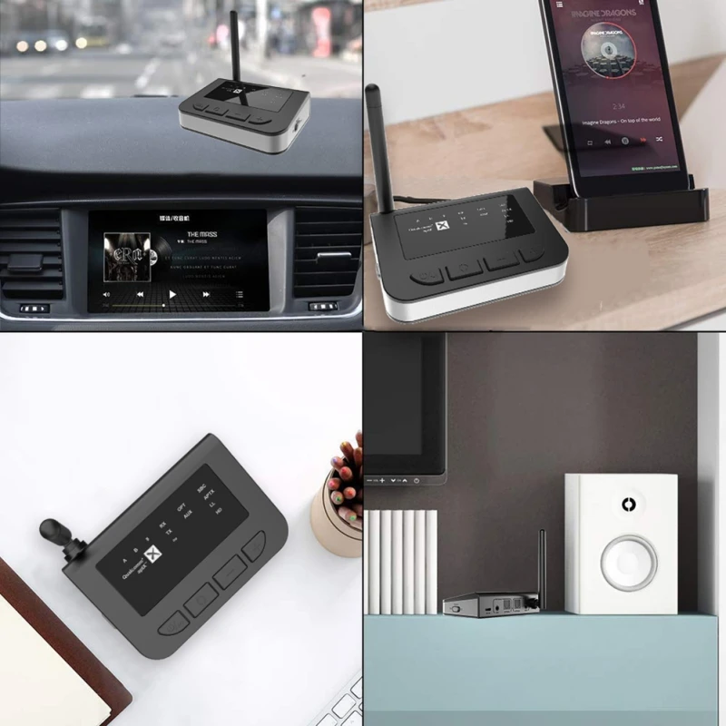 Новейший 5,0 Bluetooth 3,5 приемник передатчик оптический AUX ММ HiFi беспроводной аудио адаптер на большие расстояния