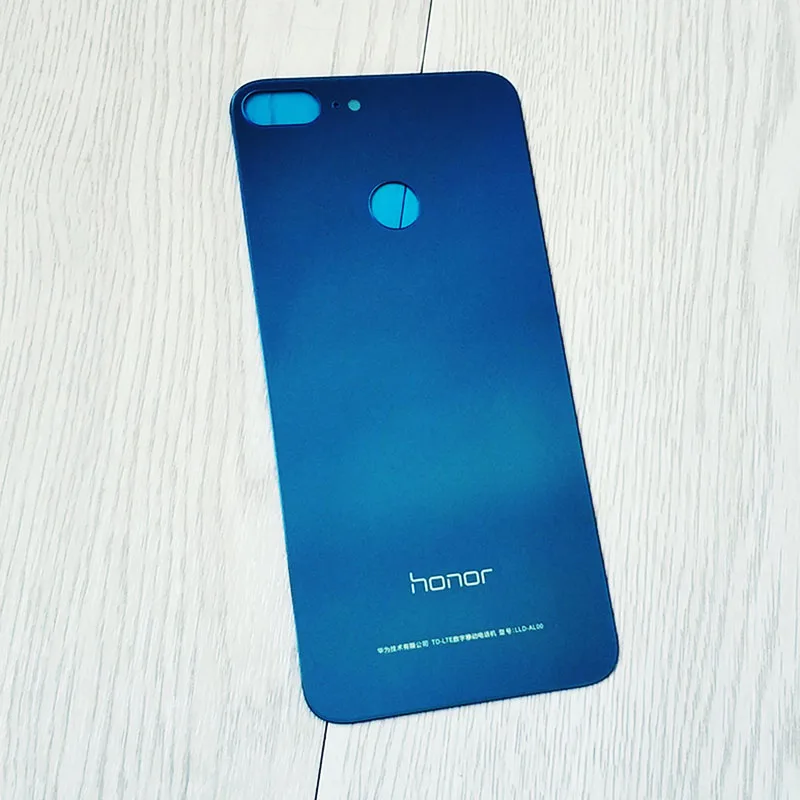 Синий Back Cover For Huawei Honor 9 Lite Battery Cover Glass Case Phone Housing Door Rear Case Honor9 Lite Replacement Repair Parts - Цвет: Синий