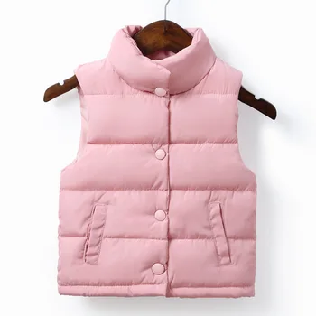 

PPXX Spring Winter Kids Down Jacket Vest Girls Boys Vest Baby Waistcoat Warm Toddler Children Clothes Plus Size Large