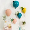 Nordic Creative American Ceramic Balloon Wall Hanging Flower Pot Children's Room Wall Hanging Flower Vase Home Wall Decoration 2