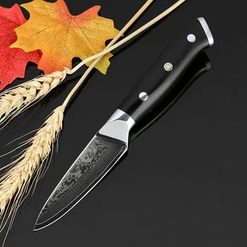 

XITUO 3.5"Inch Damascus Steel Plum Nail Handle Kitchen Knife Cooking Tools High-Quality Professional Chef Knives Utility Sharp