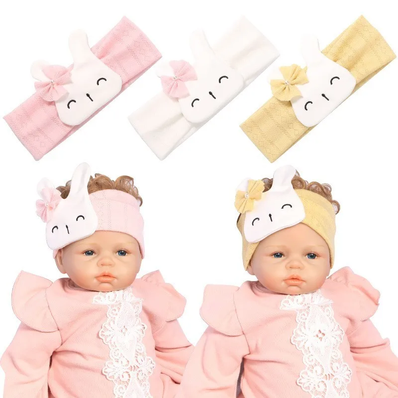 MAYA STEPAN 1 PCS Baby Girl Rabbit Star Flower Headband Hair Accessories Clothes Newborn Headwear Headwrap Hairband Infant Gift | Детская