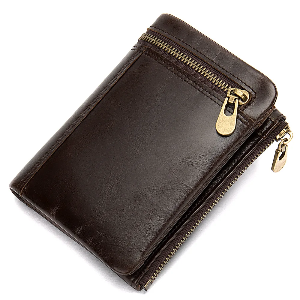 Маленький мини мужской кошелек из натуральной кожи, мужской кошелек, портмоне, ультра-тонкий короткий кошелек, визитница, держатель Porte Feuille Homme