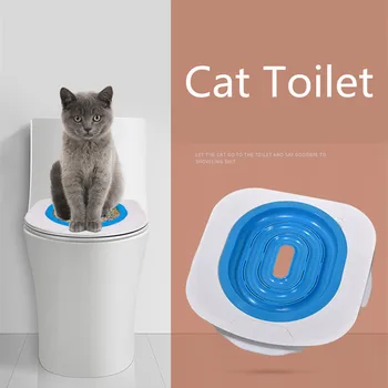 

Pet Toilet Trainer Puppy Cat Toilet Litter Trainer catsCeaningTrainingToilet Supplies with Toilet Seat Lighting