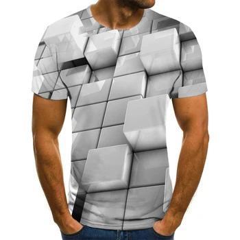 

Newest 3D Printed T-Shirt Three-dimensional Pattern Short Sleeve Summer Casual Tops Tees Fashion O-Neck Tshirt Male