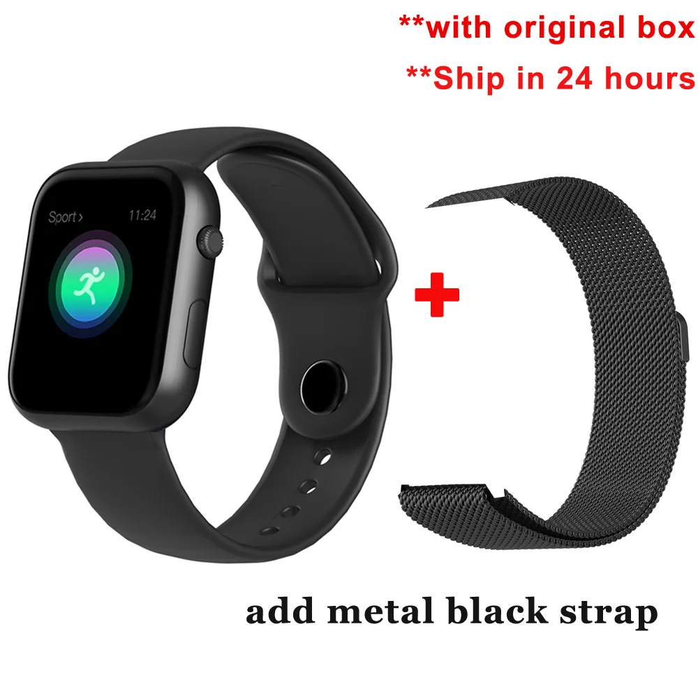SX16 Smart Watch Men Heart Rate Blood Pressure IP67 Bluetooth Smart Band Sports Wristwatch Wome Smart Bracelet VS B57 S226 - Цвет: add black metal