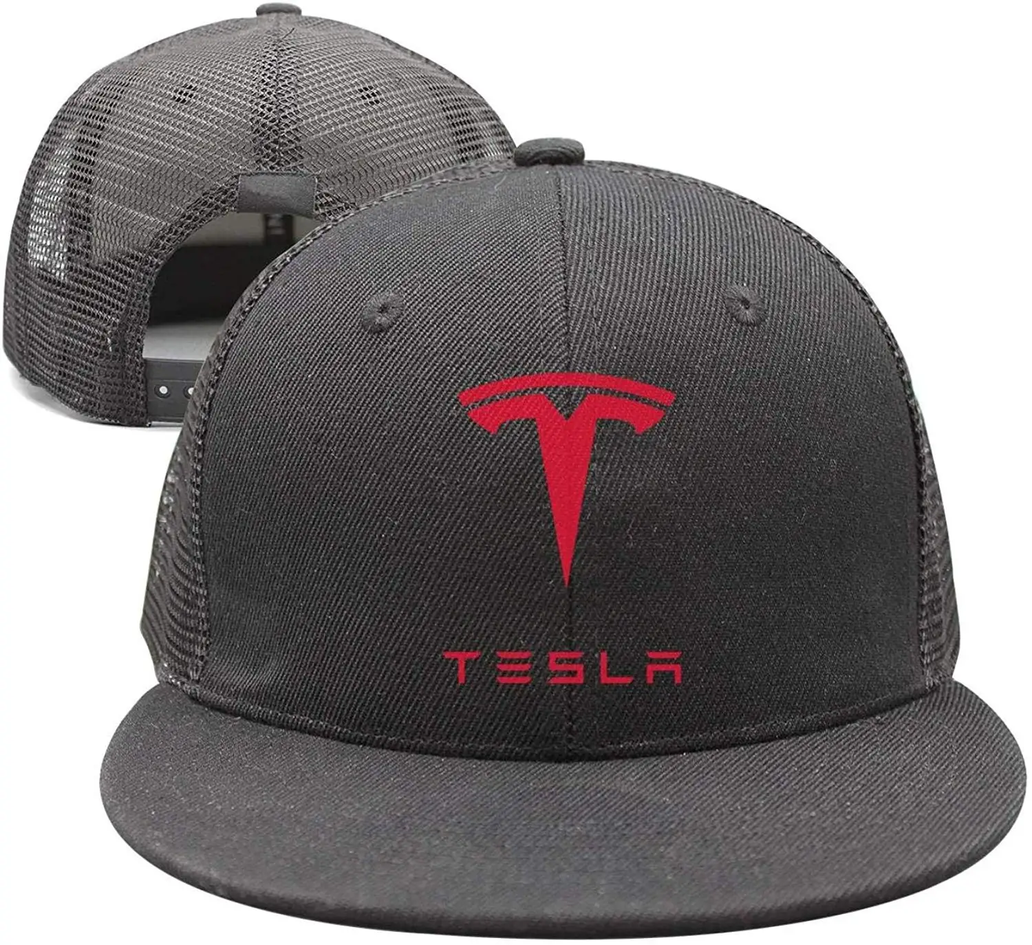 Мужские и женские регулируемые бейсболки с логотипом Tesla-Trucker Dad