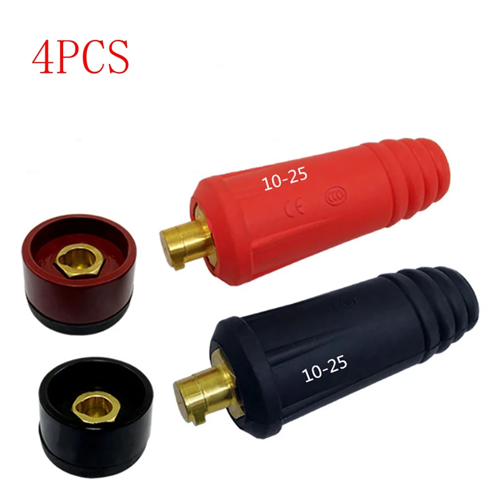 Plug Socket, Quick Fitting Connector Machine, DKJ10-25 e DKZ10-25, 4Pcs