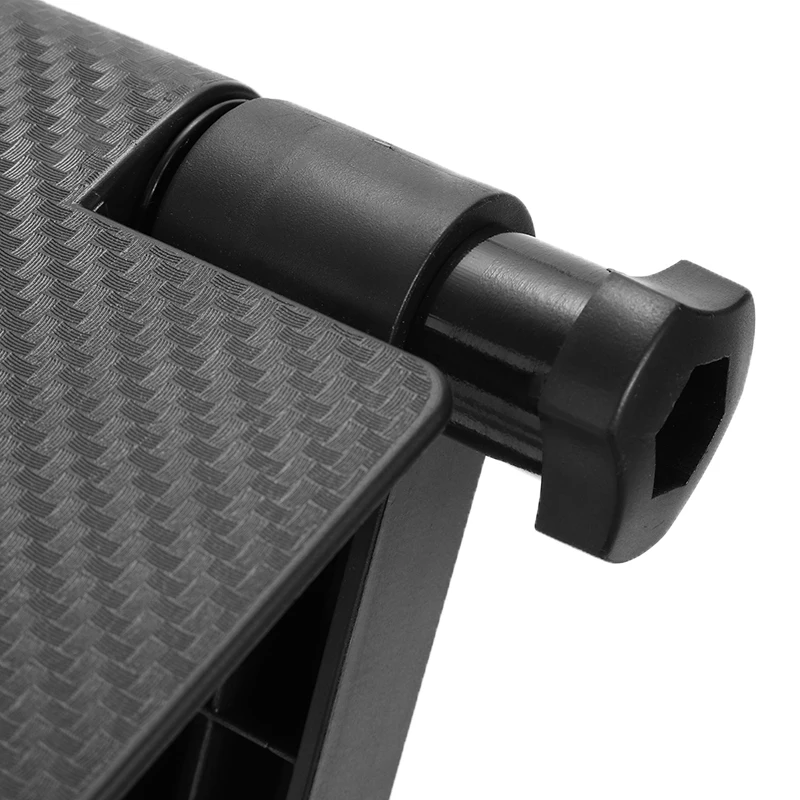 Office Supplies Desktop Screen TV Caddy Screen TOP Shelf Storage Folding Bracket Adjustable Display Shelf Rack Black