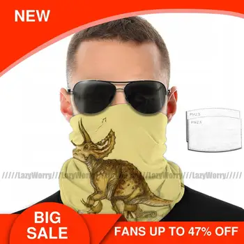 

Triceratops Mouth Face Mask Tricycling Triceratops Facial Mask with Filters Kawai Nice Adult Mask