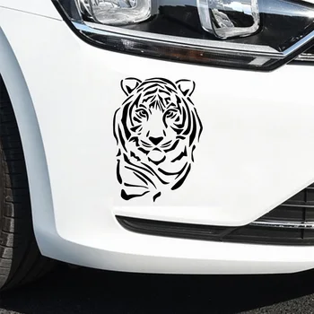 

Cool Design Tiger Car Stickers Vinyl Car Styling Decal Sticker Art Design Pattern Car Accessories For Windshield Waterproof