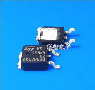 

Free shipping 20PCS STD5NK40ZT4 D5NK4 TO-252 3A/400V
