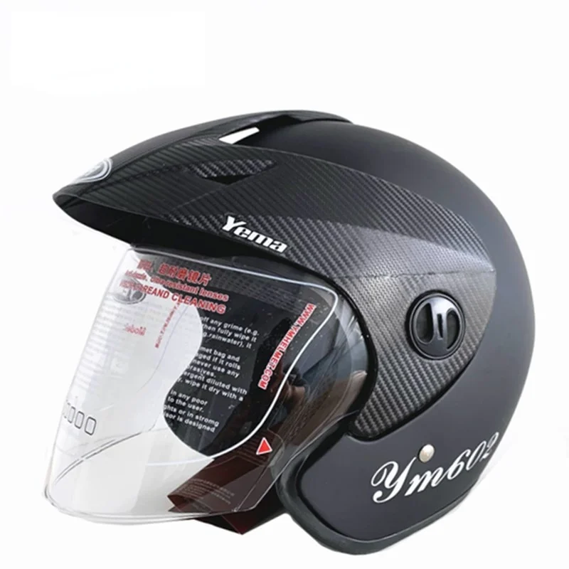 

Winter Retro Helmet Open face Half-covered Keep warm Sports Man Women Electric Helmets Flip up 3/4 Motorcycle Helmet