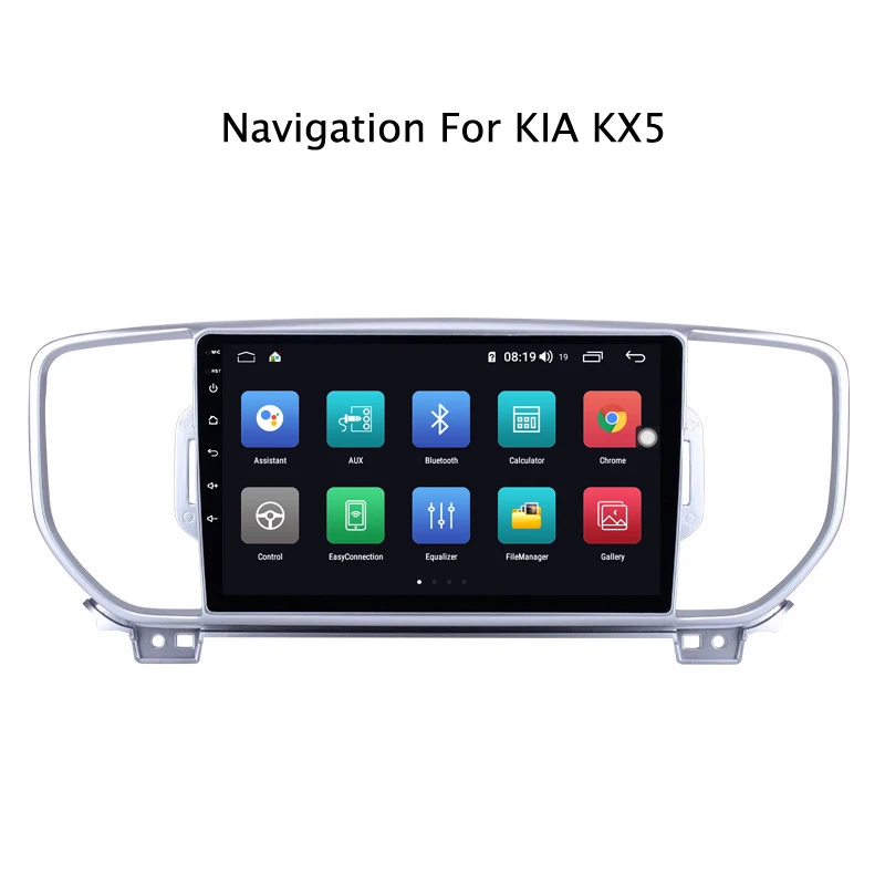 Ectwodvd 9 дюймов Andriod 8,1 автомобильный DVD gps для Kia Sportage- KX5 4G ram 64G rom CarPlay DSP 4G LTE с wifi