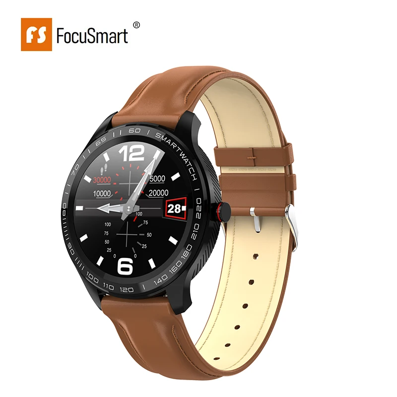 

L9 IP68 Waterproof Smart Watch 1.3" Full Touch Round Screen Heart Rate Sleep Monitor Sport Smartwatch Fitness Tracker
