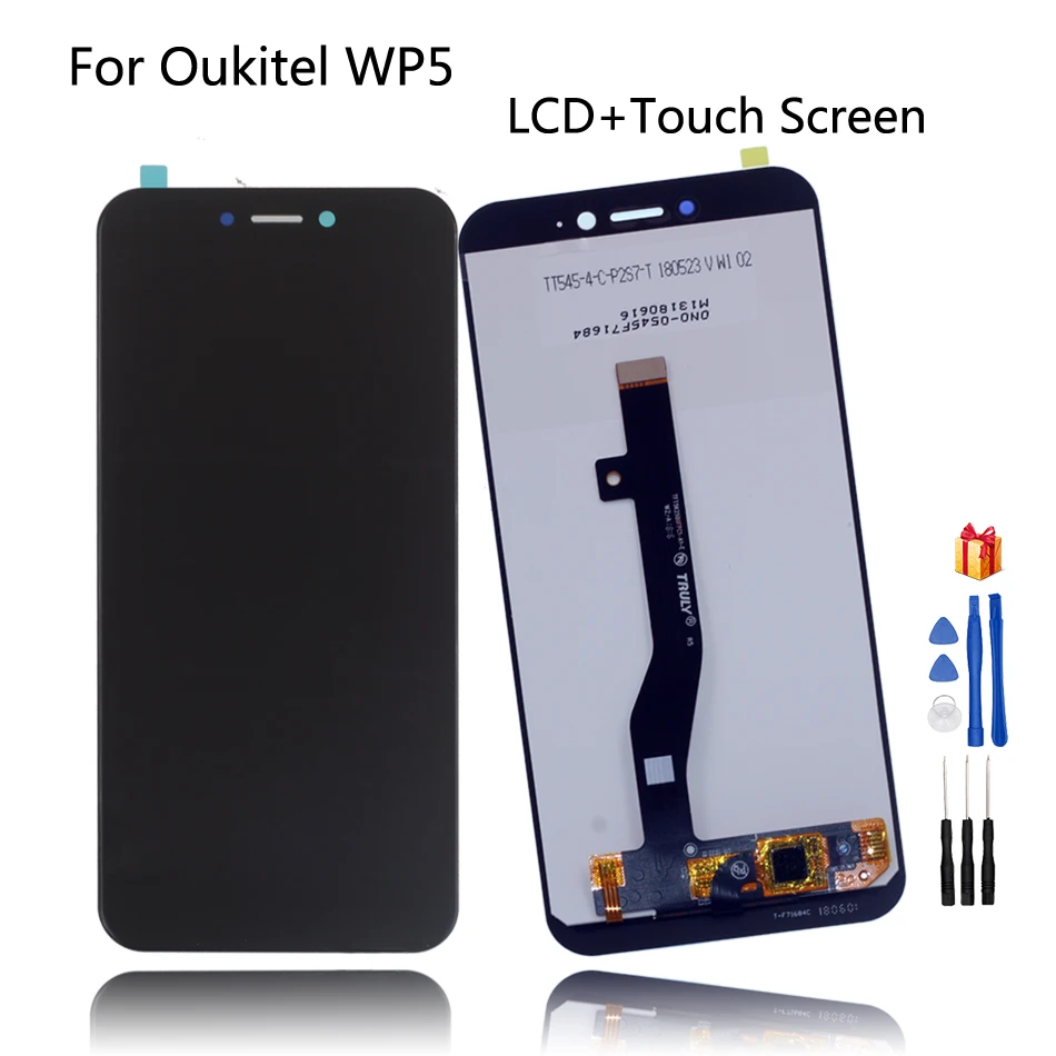 

Original Display For Oukitel WP5 LCD Display Touch Screen Digitizer Assembly For Oukitel WP5 Screen LCD Display Free Tools