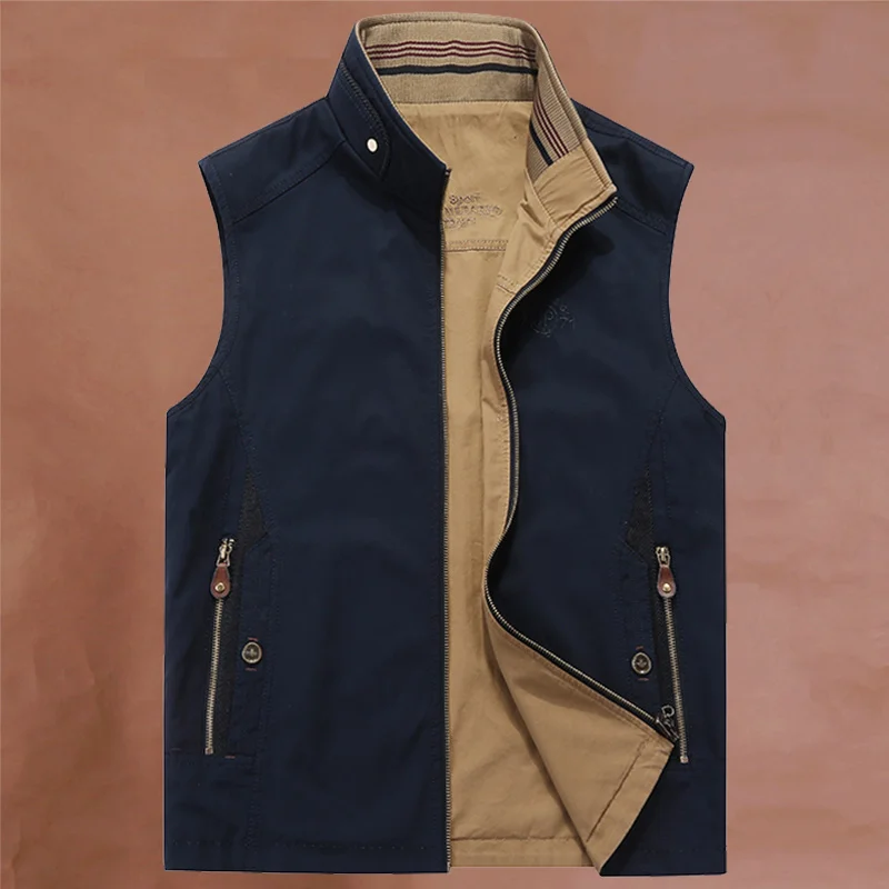 Spring New Outdoor Men's Vest Casual Clothing Fashion Thermal Business Jackets Man Autumn Sleeveless Jacket Tactical Work Vests sleeveless vest sleeveless vests fashionable vests casual jacket