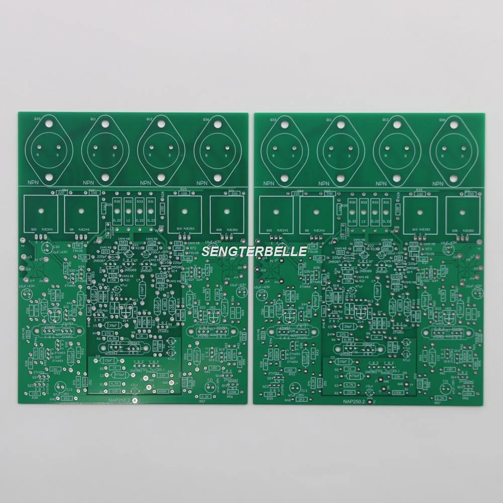 One Pair Hifi Power Amplifier Board Pcb Stereo Bare Amp Board Based On Naim  Nap250.2 Circuit - Operational Amplifier Chips - AliExpress