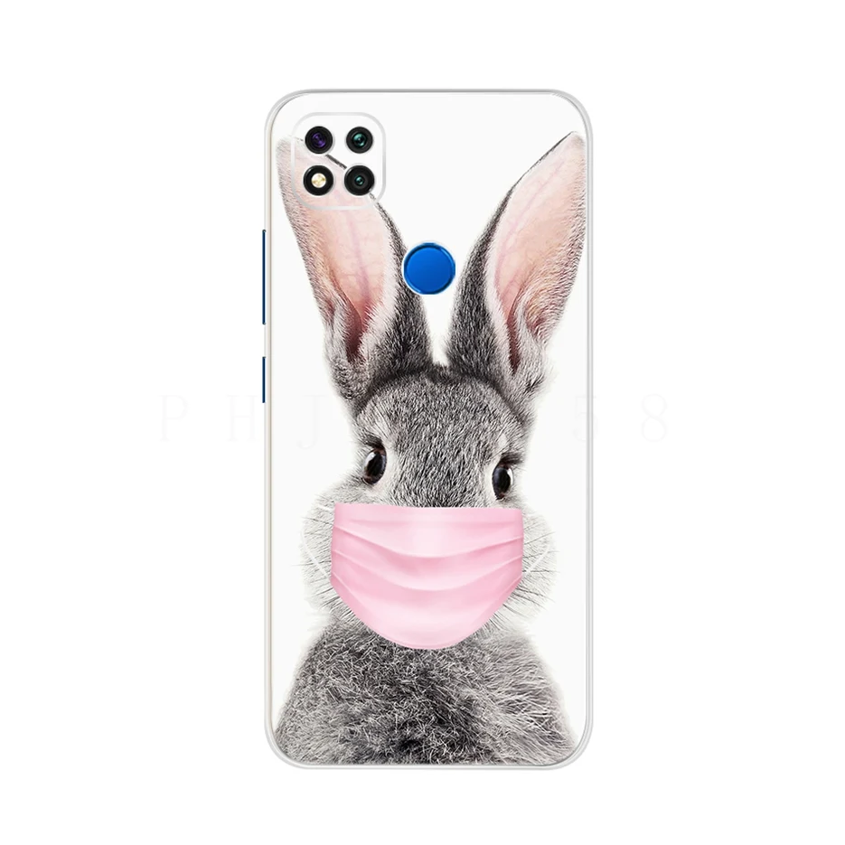 Ốp Lưng Dẻo Silicone Xiaomi Redmi 9C Ốp Lưng Redmi 9C 9 C Lưng Dễ Thương Mèo Hoạt Hình Ốp Điện Thoại Dành Cho Xiaomi redmi 9C Mềm TPU Fundas 