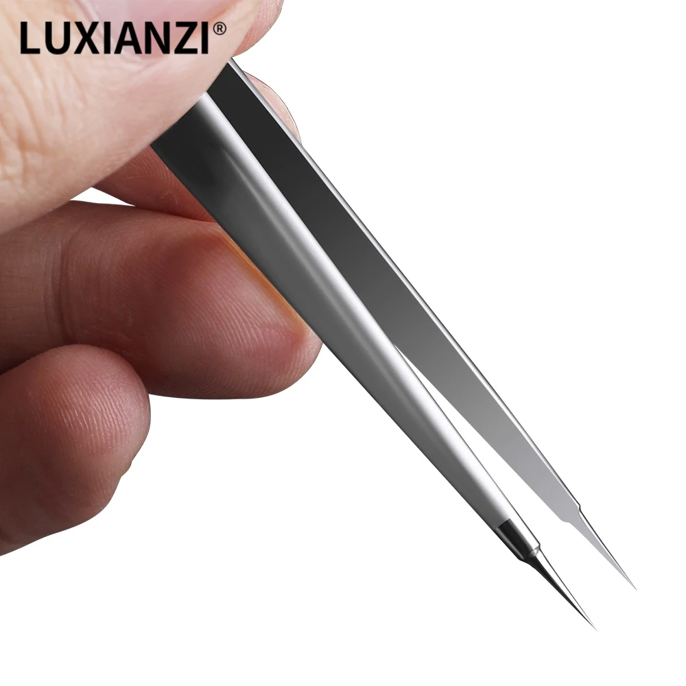 Electronics Industrial Precision Stainless Steel Tweezers 1PC