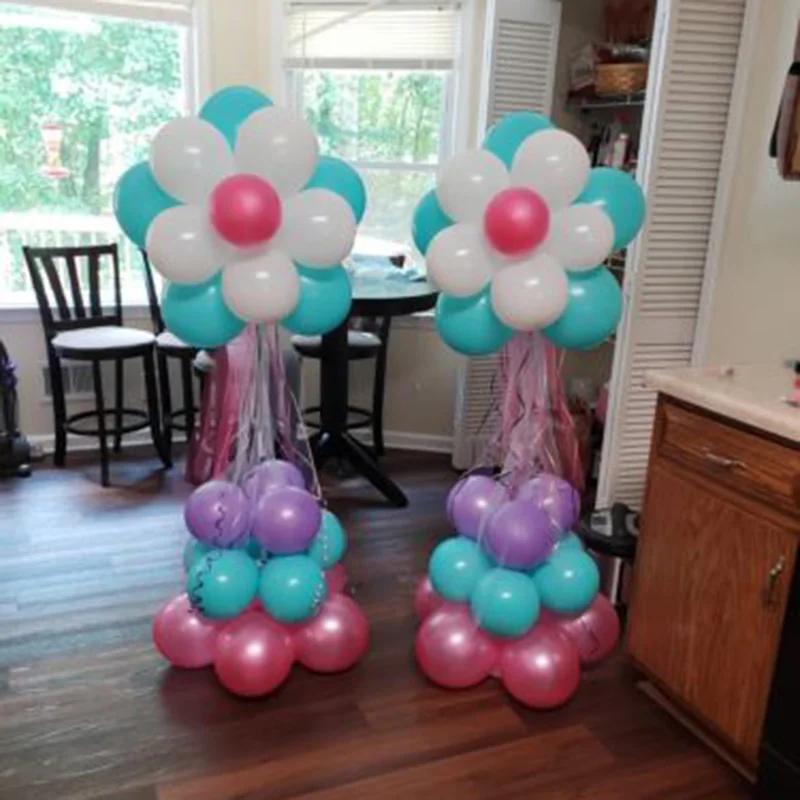 Воздушный шар колонна Арка база вертикальный полюс Дисплей Стенд Комплект для свадебной вечеринки