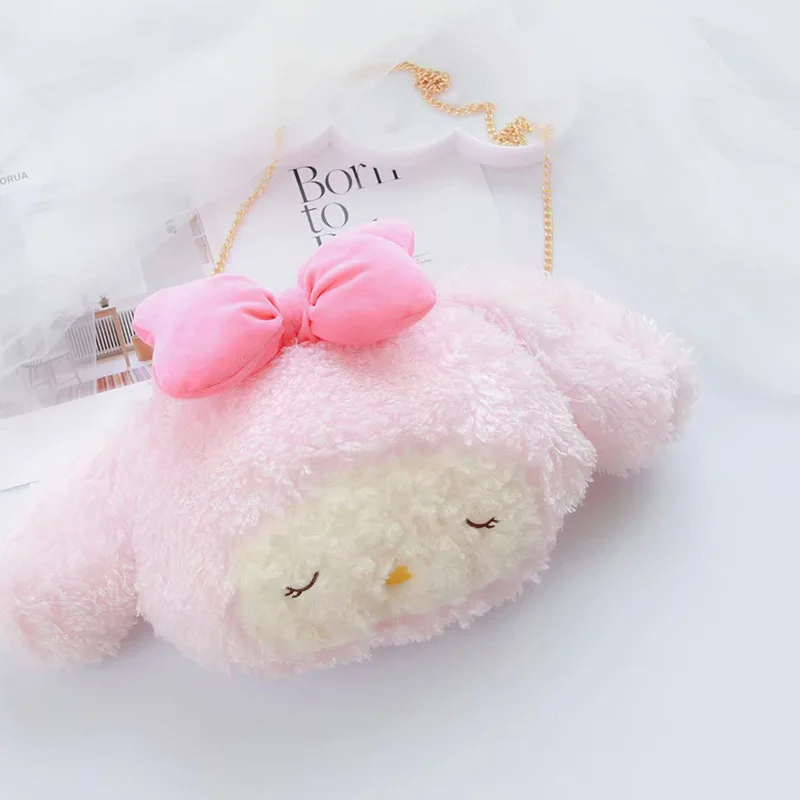 Melody Duffy Duck модные аниме плюшевые сумки на плечо мягкий мультфильм Tote повседневное пушистые куклы телефон сумка для девочек