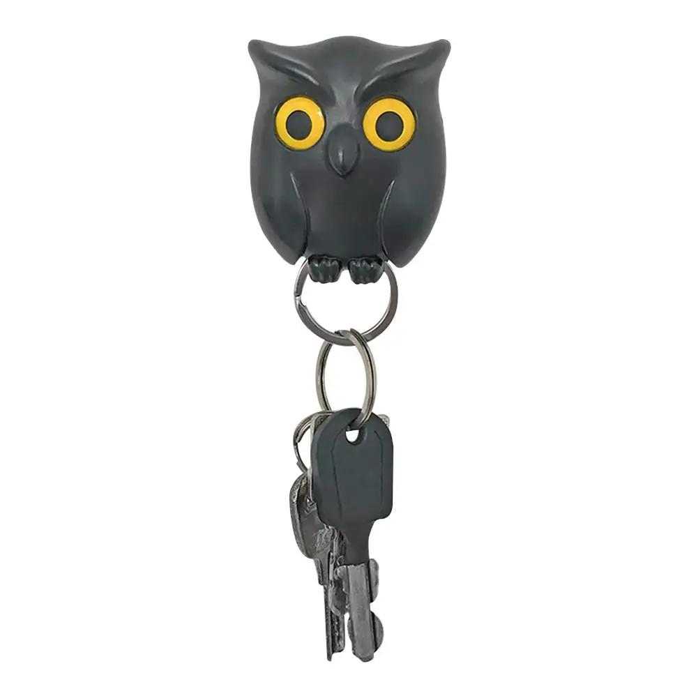 

Innovative Owl Key Hook Cut Night Owl Magnetic Strong Adhesive Wall Hanging Holder for Home Bedroom Decoration