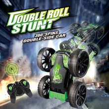 RC Car 2.4G 4CH Stunt Double-sided Bounce Drift Deformation Buggy Car Remote Control Roll Car 360 Degree Flip Kids RC Cars Toys