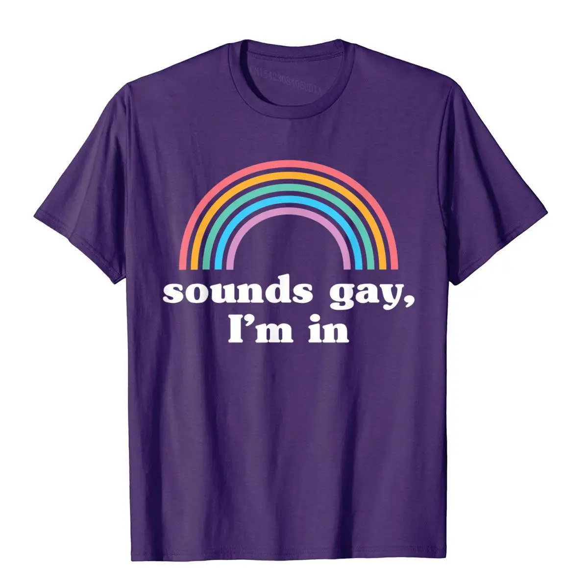 Sounds Gay I'm In T-Shirt__97A192purple