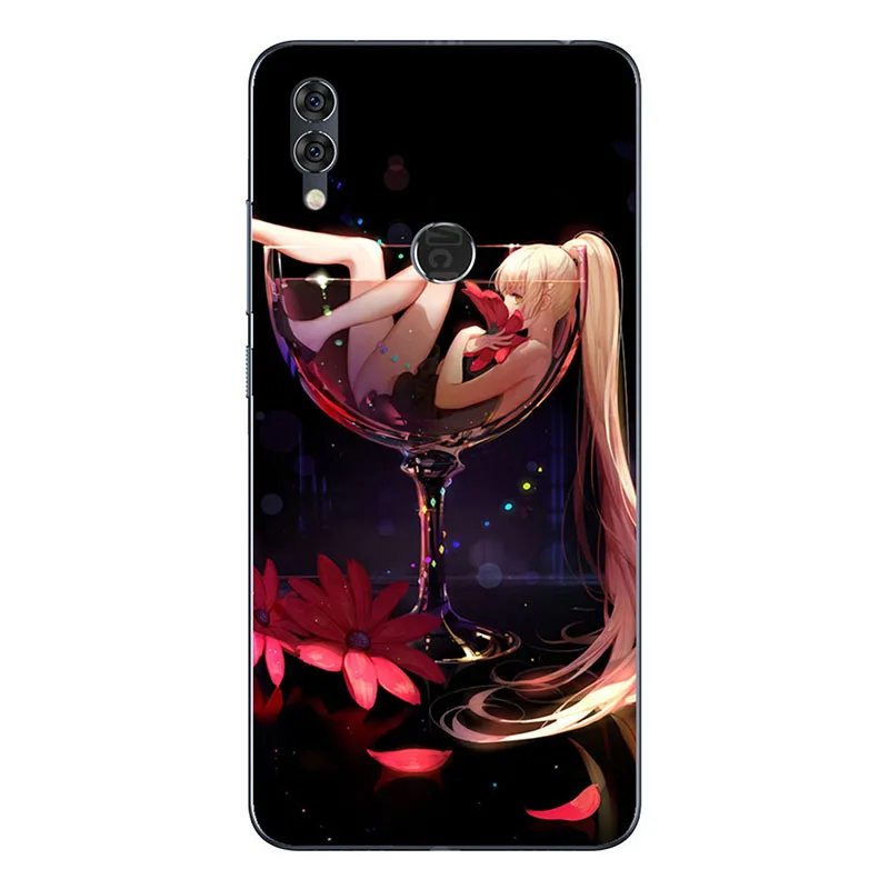 Мягкий силиконовый чехол для телефона Alcatel 5V 5060D 6," милый мультяшный чехол с принтом розы и животных для Alcatel 5V - Цвет: M132