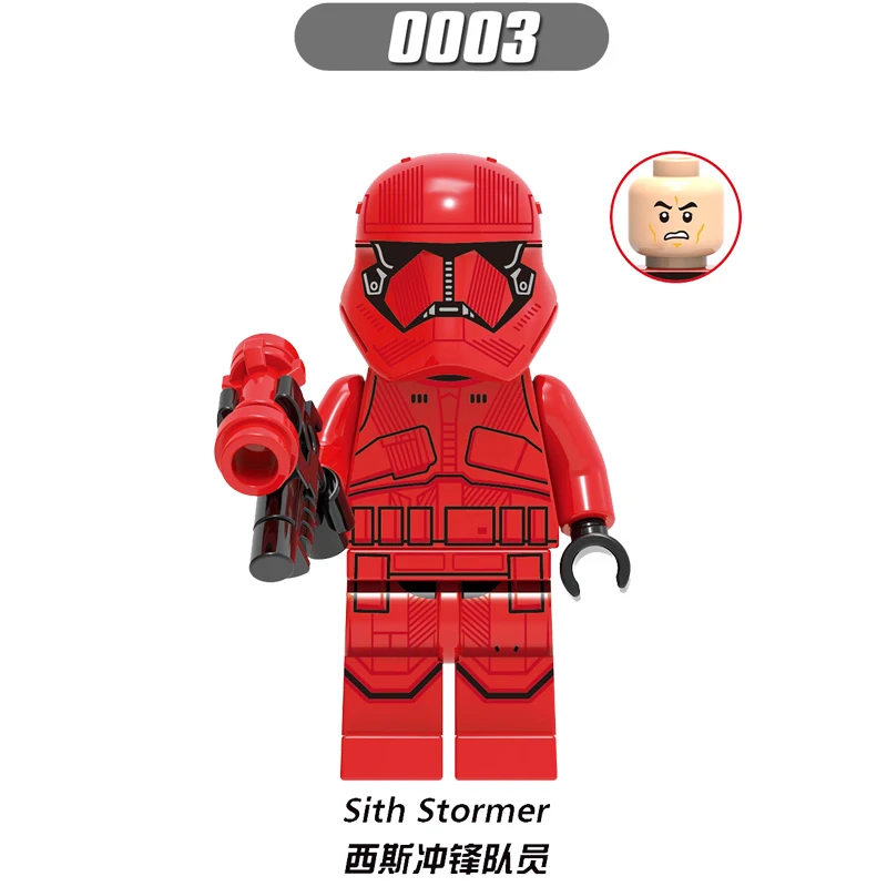 20 штук, строительные блоки, кирпичи, серия военных, модели, фигурки Poe Dameron Raider, Kara Dunn Sith Stormer, Обучающие блоки, детские игрушки GH0001