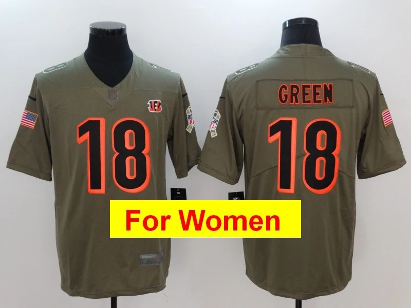 Женщины Cincinnati A.J. Зеленый Joe Mixon Geno Atkins Andy Dalton Tyler Eifert игровая цветная Футбольная форма - Цвет: Темно-серый