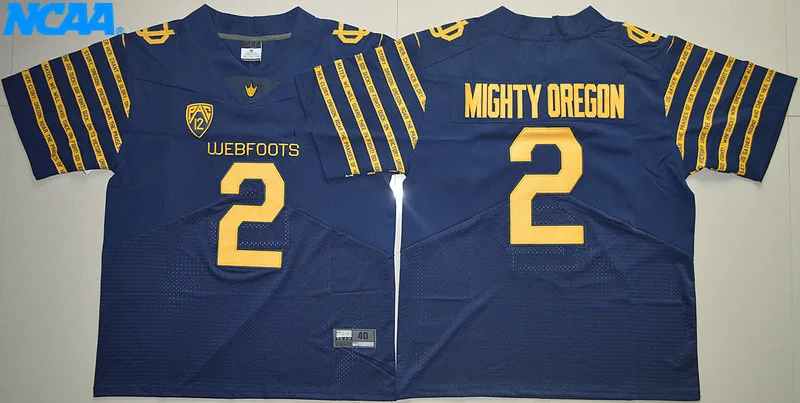 Новое поступление высокое качество Bralon Addison Mighty Oregon#2 футболка колледжа Limited Майки S-XXXL - Цвет: 2