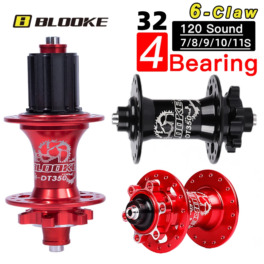 BLOOKE 32 Hole H Hub 2 4 подшипник MTB Thru Axle 6 втулка для ногтей Кассетный куб велосипед 7 8 9 10 11