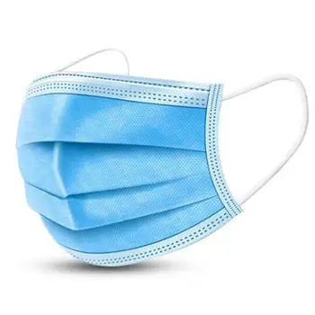 

40 Pcs Disposable Face Mask 3-Ply Masks Breathable Face Mask, Breathable and Comfortable for Dust, Pollen Allergens