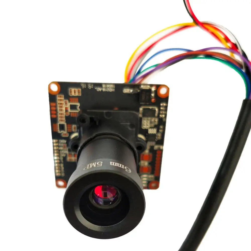Супер светильник 5MP CCTV камера 0.0000Lux темное ночное цветное изображение с 6 мм объективом