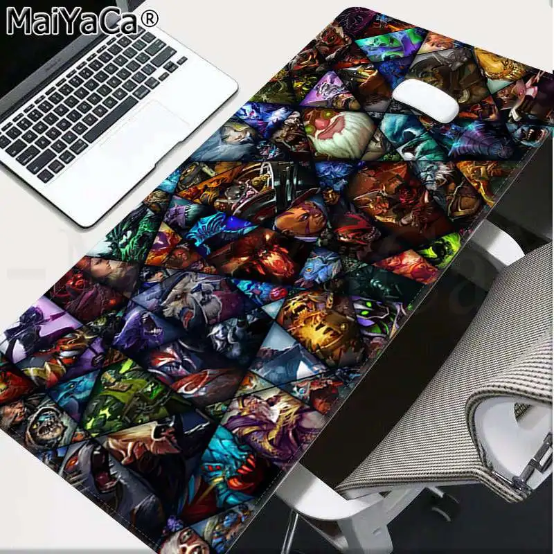 MaiYaCa Нескользящие PC Dota 2 герои коврики для мыши Компьютерные Аниме Коврик для мыши и ноутбука большой коврик для мыши клавиатуры коврик