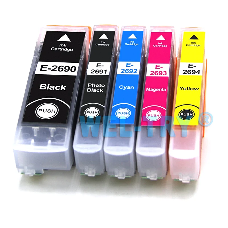 

T2690 T2691 T2692 T2693 T2694 ink cartridge for EPSON XP-702 XP-802 XP702 XP802 Printer,full ink with chips