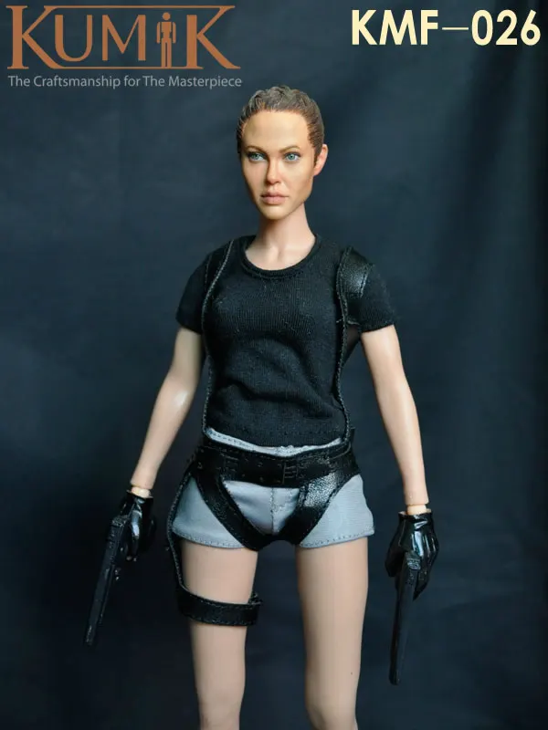 [ESTARTEK] Корейская кумик KMF026 1/6 Angelina Jolie Lora Croft Tomb Raider 1" Коллекционная фигурка для хобби подарок