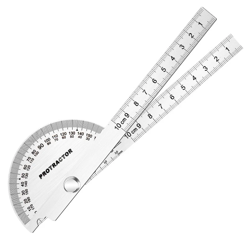 High-precision Stainless Steel Protractor Woodworking Angle Ruler Measuring Tool Industrial Grade Multi-function Angle Ruler