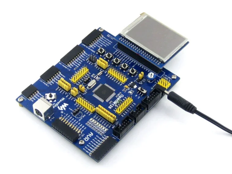 OpenM128 посылка# ATmega128A-AU ATMEL Мега AVR ATmega128 MCU 8 бит RISC+ 9 аксессуар модули Наборы