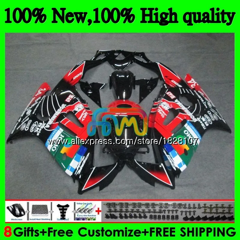 CBR600F3 комплект для HONDA CBR 600F3 600 FS F3 95 96 Прохладный 1997 1998 3BS. 138 CBR600FS CBR600 F3 1995 1996 97 98 JOMO красный обтекатель бака